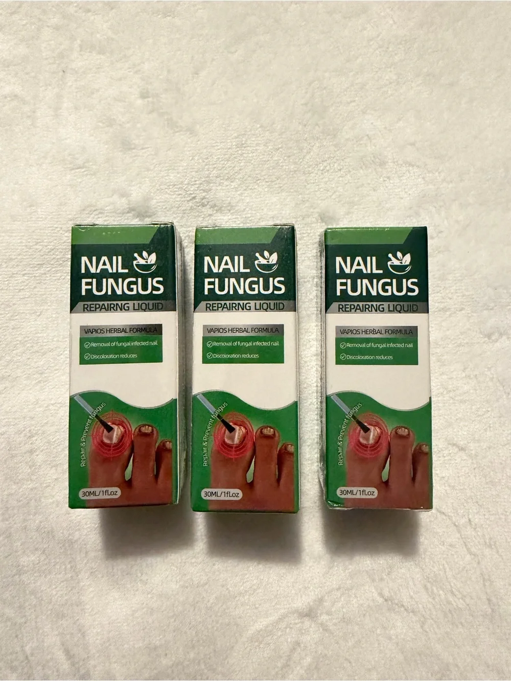 Lot of 3 Nail Fungus Repairing Liquid